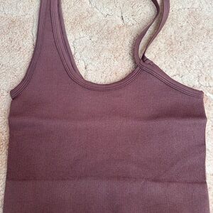 Better Be Ribbed Scoop Neck Tank - Dusty Rose M/L NWT